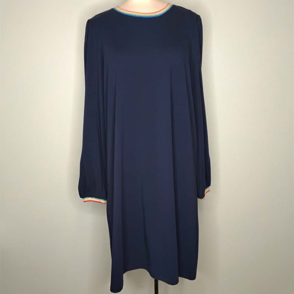 Boden Rainbow Collar Dress NWT